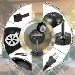 Costway Portable 1600W Electric BBQ Grill With Temperature Control & Grease Collector Red/Black -Outdoor Garden Store GUEST 2a551e9f 34b4 4a4a 90a7 bfd976b23bc9