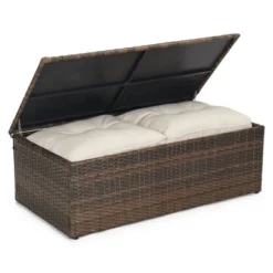 6pc Wicker Outdoor Conversation Set - EDYO LIVING -Outdoor Garden Store GUEST 2aa248b4 ef82 4d73 91fd 85b0cd894671