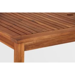 3pc Acacia Wood X Design Outdoor Patio Dining Set - Brown - Saracina Home -Outdoor Garden Store GUEST 2d66741d 1fcd 472a 8f0a ed5a499b3dc1