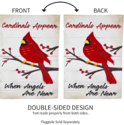 Evergreen Flag When Angels Are Near Garden Linen Flag -Outdoor Garden Store GUEST 2e1148cc 9a38 4b82 a22e 65f83a5d570d