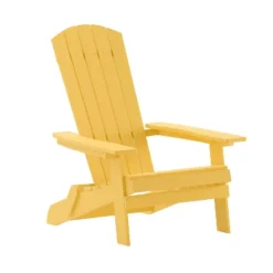 Flash Furniture Charlestown All-Weather Poly Resin Indoor/Outdoor Folding Adirondack Chair -Outdoor Garden Store GUEST 2ef96395 a472 41ec ada8 c0edb225425c