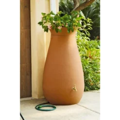 Rainwater Urn, 65 Gallon, 6' Hose Included, Brass Water Spigot, Removable Top -Outdoor Garden Store GUEST 2fb35928 2d76 4991 97ef f45a34ad55b3