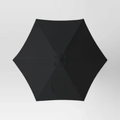 9'x9' Patio Market Umbrella - Black Pole - Room Essentials™ -Outdoor Garden Store GUEST 2fd38c44 2037 4542 863c b2bc1c82caf3