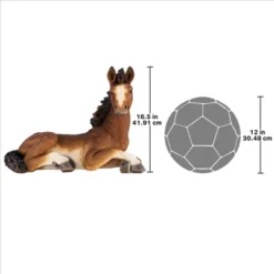 Design Toscano Relaxing Pony Horse Foal Statue -Outdoor Garden Store GUEST 3003e0b5 0881 4e03 8ed1 642ada5606c3