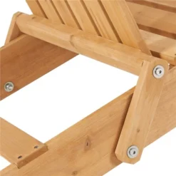 Yaheetech Folding Adirondack Chair Solid Wood Garden Chair Weather Resistant, Brown -Outdoor Garden Store GUEST 30b3cb62 aaf8 46fe 8971 76d9bc5bd94f