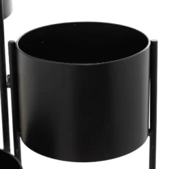 39.5" Wide Planter Pot Modern Metal Black - Olivia & May -Outdoor Garden Store GUEST 31b988cf 35ae 4540 92cd 640fd6bf5a7a