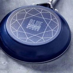 Blue Diamond 10" Ceramic Aluminum Frypan Blue -Outdoor Garden Store GUEST 31d922f3 7dbe 466d acd2 a33e640774d7