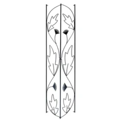 46" Tall Iron Downspout Decorative Garden Trellis Black Powder Coat Finish - Achla Designs -Outdoor Garden Store GUEST 33046b31 a58e 410f 95ca 0d9b177270d4