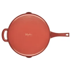 Ayesha Curry 12" Frying Pan With Helper Handle Redwood