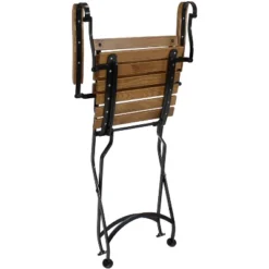 Sunnydaze Decor Sunnydaze Indoor/Outdoor Essential Chestnut Wood Folding Bistro Chair And Table - Dark Brown - 3pc 11 Sunnydaze Decor Sunnydaze Indoor/Outdoor Essential Chestnut Wood Folding Bistro Chair And Table - Dark Brown - 3pc -Outdoor Garden Store GUEST 34c4ba11 ee4c 4814 8b38 c688ec258c99