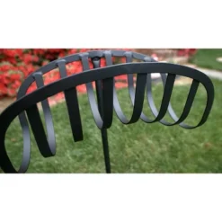 Liberty Garden LBG-647 Decorative Powder Coated Steel Manger Garden Hose Storage Stand For Backyard, Garden, Or Home In Black -Outdoor Garden Store GUEST 35097183 6871 4359 909d 98c0182852e7