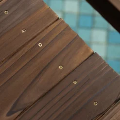 Outsunny 4.7' Garden Bridge, Arc Wood Footbridge, Decorative Pond Bridge With Side Rails -Outdoor Garden Store GUEST 3894f815 b23b 43ab 82e3 e459d982fd90