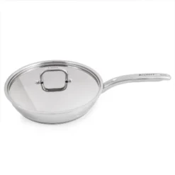 BergHOFF Belly Shape 18/10 Stainless Steel Skillet With Stainless Steel Lid -Outdoor Garden Store GUEST 3af018f5 ac97 4b31 a67c 1bc23673f467