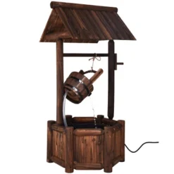 Costway Garden Rustic Wishing Well Water Fountain Wooden Outdoor Electric Backyard Pump 12 Costway Garden Rustic Wishing Well Water Fountain Wooden Outdoor Electric Backyard Pump -Outdoor Garden Store GUEST 3bb9b819 1154 44eb 9150 2cc5933877ea