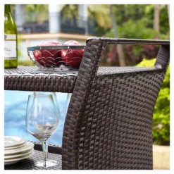 Crosley Palm Harbor Outdoor Wicker Bar Cart -Outdoor Garden Store GUEST 3e7d427f 0510 440c 8936 c52f5946746d