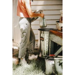 Behrens 20gal Galvanized Steel Composter Can With Lid -Outdoor Garden Store GUEST 3ece6a56 0a4f 4f80 89b6 2f15775e4769