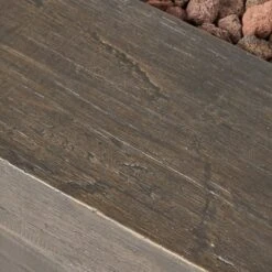 Jennings 5pc Faux Wicker Chat Set With Fire Pit - Brown/Mixed Beige - Christopher Knight Home -Outdoor Garden Store GUEST 3f90c999 758c 4f44 9f5b 8f34a5fd6135