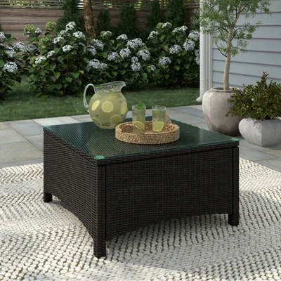 Glenwillow Home Alvory Outdoor Coffee Table 4 Glenwillow Home Alvory Outdoor Coffee Table - Image 4