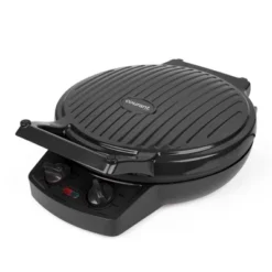 Courant 12 Inch Electric Griddle And Pizza Maker W/ Dial, Opens 180° -Outdoor Garden Store GUEST 4361363f ef45 4153 b91f 3e0d6eddaf7f