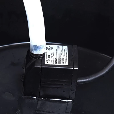 Costway Garden Rustic Wishing Well Water Fountain Wooden Outdoor Electric Backyard Pump 9 Costway Garden Rustic Wishing Well Water Fountain Wooden Outdoor Electric Backyard Pump - Image 9