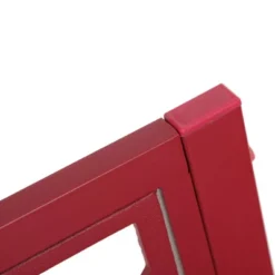 Metal Patio Bench With Steel Frame - Red - Captiva Designs -Outdoor Garden Store GUEST 4567925d 0900 4dea 8e78 95f1e562390a