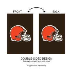 Evergreen NFL Cleveland Browns Applique House Flag 28 X 44 Inches Outdoor Decor For Homes And Gardens -Outdoor Garden Store GUEST 46411db2 37e2 45a1 9468 6ccebb9650a0