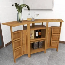 Patio Bar Table Teak - Olivia & May -Outdoor Garden Store GUEST 4690d246 4d16 4282 a07f 13768f4be0a1