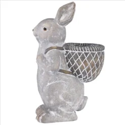 Design Toscano Bunny With Basket Bearing Gifts Easter Rabbit Statue -Outdoor Garden Store GUEST 4789a25d 689d 43f8 ae44 f7c05d4629fb
