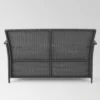 St. Lucia Wicker Loveseat - Gray - Christopher Knight Home