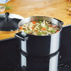 Farberware Classic Series 6qt Stainless Steel Stockpot With Lid SIlver -Outdoor Garden Store GUEST 47a3ccdd 9b0a 4971 b0dd 010ddb2cbc14