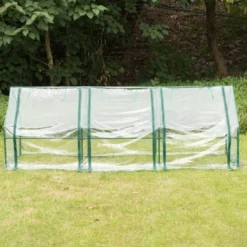 Gardenised Green Outdoor Waterproof Portable Plant Greenhouse With 2 Clear Zippered Windows -Outdoor Garden Store GUEST 489e4be2 c836 489c b3dc 72a25d6201b1