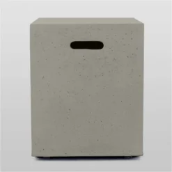 Oana 12pc Acacia U-Shaped Sectional Sofa Set With Fire Pit - Teak/Beige And Light Gray - Christopher Knight Home -Outdoor Garden Store GUEST 4ac7b799 aa3f 4cff a61d 05bfd25b686a