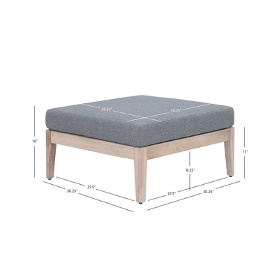 Summerlyn Ottoman - Linon 12 Summerlyn Ottoman - Linon - Image 12