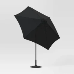 9'x9' Patio Market Umbrella - Black Pole - Room Essentials™ -Outdoor Garden Store GUEST 4daa16ee f0ca 4f6a 9f5b 0693c7005993