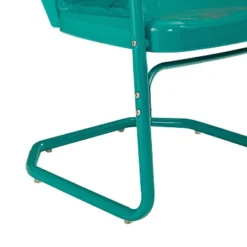 Ridgeland 3pc Outdoor Bistro Set With Table & 2 Chairs - Turquoise Gloss - Crosley -Outdoor Garden Store GUEST 4deb4219 6bf8 470a b6ad f0ad688a2c38