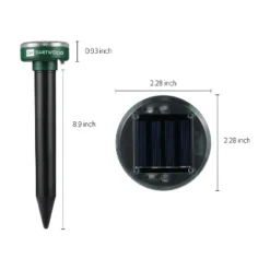 Dartwood Outdoor Solar Ultrasonic Pest And Mole Repellent - Remove Groundhogs Rats Mice Snakes And More From Your Gardens, Lawns,and Yards (4-8 Packs) -Outdoor Garden Store GUEST 4f2cb030 7561 49dc a1e3 130ac2a37113 1