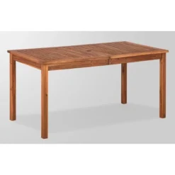 3pc Acacia Wood X Design Outdoor Patio Dining Set - Brown - Saracina Home -Outdoor Garden Store GUEST 4f8f83d1 0318 427f 81b6 4a075466df6f