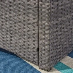 Sanger Wicker Sofa - Gray/Beige - Christopher Knight Home -Outdoor Garden Store GUEST 503efe83 83e3 4d13 9a15 bae5e5badc2d