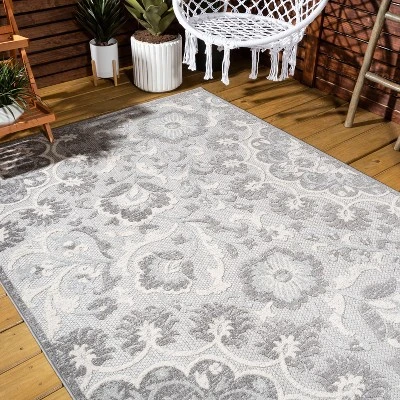 Gordes Paisley High-Low Indoor/Outdoor Area Rug - JONATHAN Y 7 Gordes Paisley High-Low Indoor/Outdoor Area Rug - JONATHAN Y - Image 7