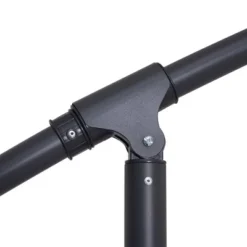 10' X 10' Cantilever Patio Hanging Umbrella With Crank And Cross Base Red - Wellfor -Outdoor Garden Store GUEST 51982ea4 3819 41f0 ab14 e7b1507bda12