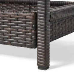 Savona Wicker Outdoor Serving Cart - Brown - Christopher Knight Home -Outdoor Garden Store GUEST 53586886 689f 4592 9094 a8962a3a97f5