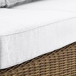 Bradenton 4pc Outdoor Conversation Set With Loveseat, 2 Arm Chairs & Tucson Fire Table - Weathered Brown/White - Crosley 10 Bradenton 4pc Outdoor Conversation Set With Loveseat, 2 Arm Chairs & Tucson Fire Table - Weathered Brown/White - Crosley -Outdoor Garden Store GUEST 5410c863 38a5 4869 82e5 6bb2cac49bd8