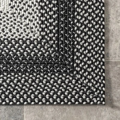 NuLOOM Kaila Ombre Bordered Indoor And Outdoor Patio Area Rug 4 NuLOOM Kaila Ombre Bordered Indoor And Outdoor Patio Area Rug - Image 4