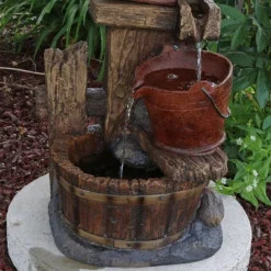 Sunnydaze Decor Sunnydaze 26"H Electric Polyresin Bluebird House And Buckets Outdoor Water Fountain 10 Sunnydaze Decor Sunnydaze 26"H Electric Polyresin Bluebird House And Buckets Outdoor Water Fountain -Outdoor Garden Store GUEST 55e31bbc 2391 4d0d acd0 131448199596