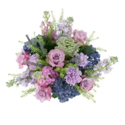 Country Living Fresh Cut Purple Garden Flower Arrangement