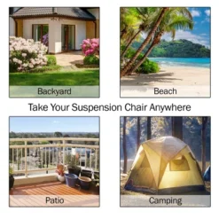 Pure Garden Folding Lounge Chairs – Portable Camping Or Lawn Chairs, Gray, Set Of 2 -Outdoor Garden Store GUEST 58bacd8f 4868 4091 9850 747398337e5a