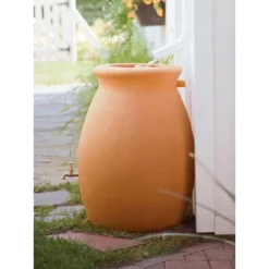 Rainwater Urn, 50 Gallon, 4' Hose Included, Brass Water Spigot, Removable Top -Outdoor Garden Store GUEST 59f92f04 f492 430c a0bf bbe97e274689