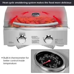 Costway 2 Burner Portable BBQ Table Top Propane Gas Grill Stainless Steel 13 Costway 2 Burner Portable BBQ Table Top Propane Gas Grill Stainless Steel -Outdoor Garden Store GUEST 5a55897b 5411 4b6c ab9a b77903409431