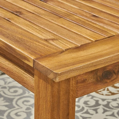 Nadia 9pc Wood & Wicker Expandable Dining Set - Natural/Brown/Beige - Christopher Knight Home 3 Nadia 9pc Wood & Wicker Expandable Dining Set - Natural/Brown/Beige - Christopher Knight Home - Image 3