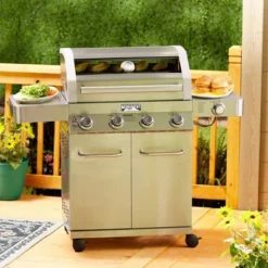 4-Burner Propane Stainless Steel Gas Grill With ClearView Lid Model 41847NG - Monument Grills -Outdoor Garden Store GUEST 5bd2dbe2 3276 4a13 a4e7 90755fe80945